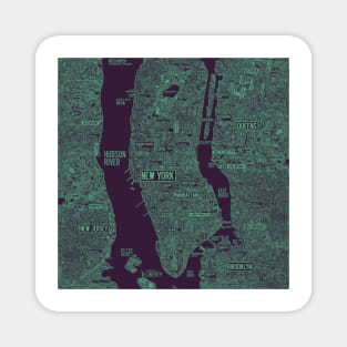 cool new york city map Magnet