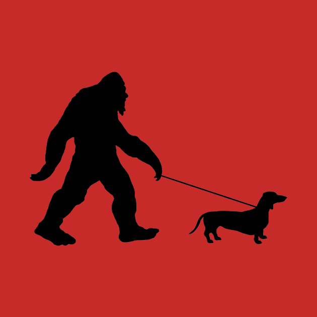 Bigfoot Walking Dog by imphavok