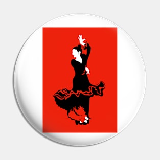 Flamenco Dancer Pin