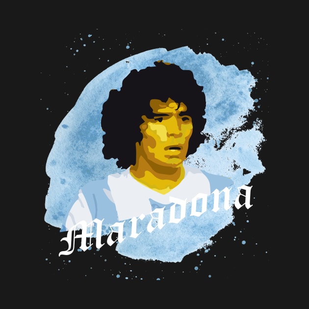 DIEGO MARADONA SOCCER LEGEND by HAIFAHARIS