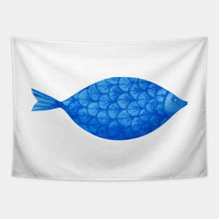 Blue fish Tapestry