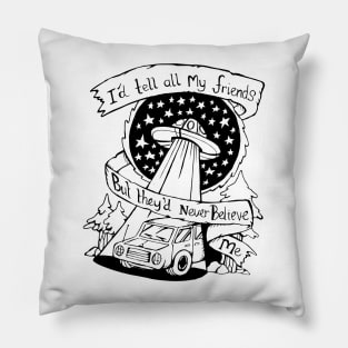 Subterranean Homesick Alien - Illustrated Lyrics Pillow