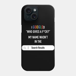 Google Search Results Phone Case