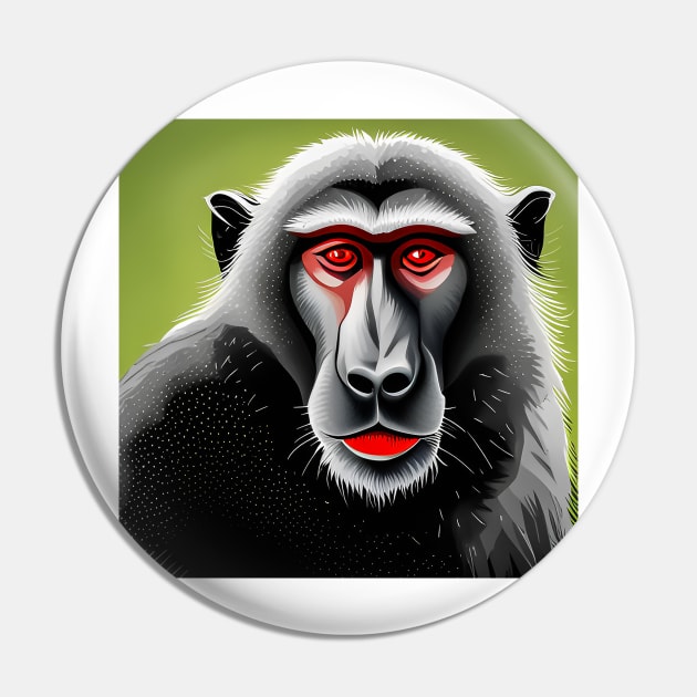 Baboon Pin by ArtShare