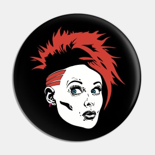 Punk Lucille Ball Pin