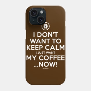 Calm & coffee Phone Case