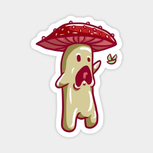 The Fear Cartoon Mushroom Character Magnet