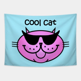 COOL CAT 2 - Pinky Tapestry