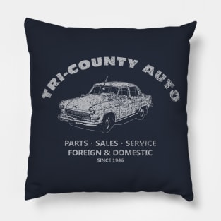 Tri-County Auto (faded) Pillow