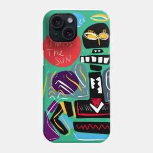 I miss the Sun Graffiti Art Phone Case