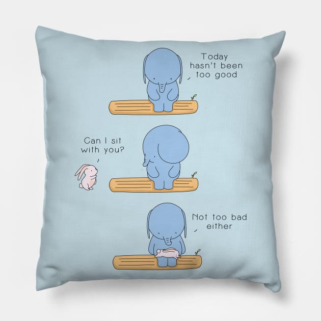 Sit With You Pillow by Jang_and_Fox