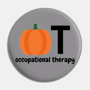 Halloween Occupational Therapy Design Pin