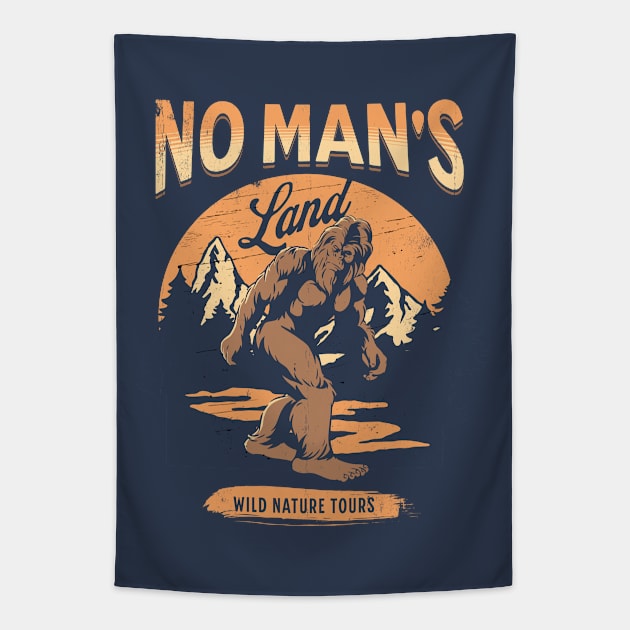 No Man's Land, Wild Nature Tours -Big Foot Tapestry by Blended Designs