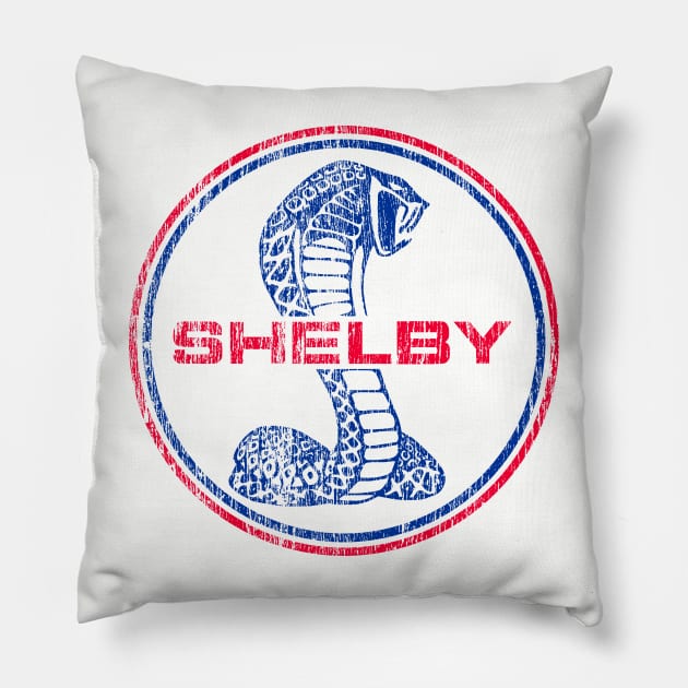 Shelby Cobra vintage Pillow by iceiceroom