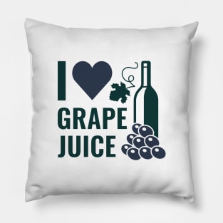 I Love Grape Juice Pillow