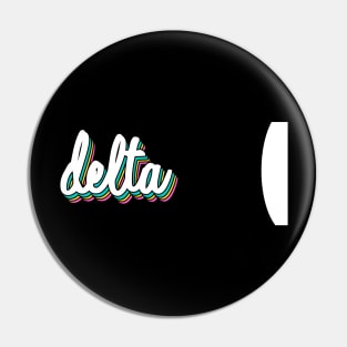 Delta Retro Pin