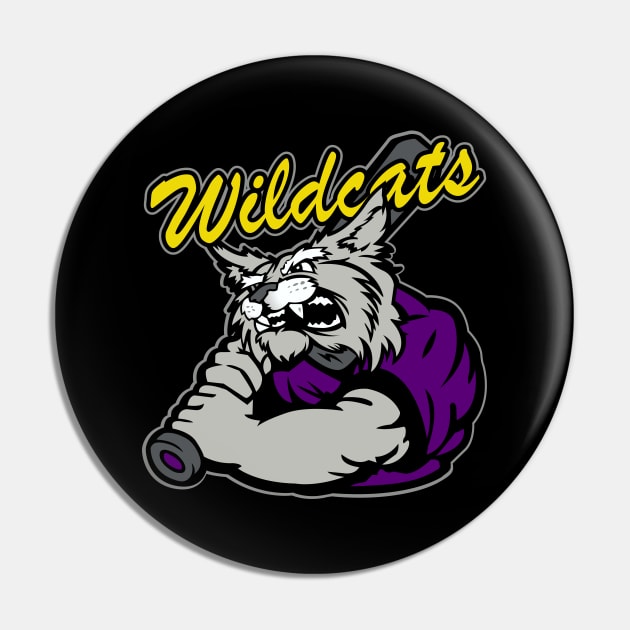 Wildcats Baseball Pin by DavesTees