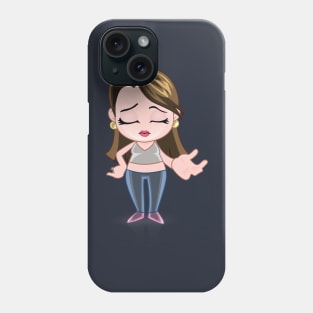 beautiful girls - cartoon character for young girls (choose your twin) Phone Case