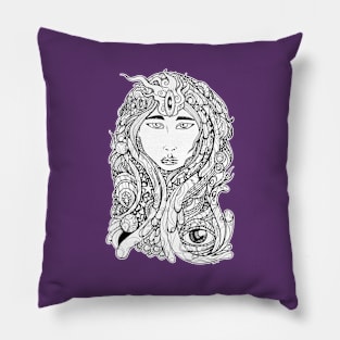 Cosmic Flesh Goddess Pillow