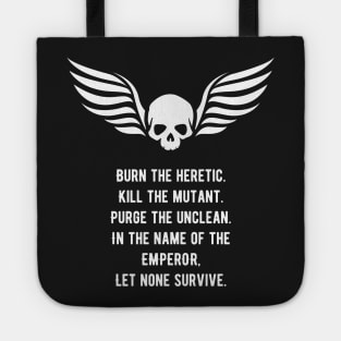 For the Emperor Tabletop Wargaming and Miniatures Addict Tote