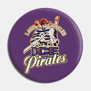 Lake Charles Ice Pirates Hockey Pin