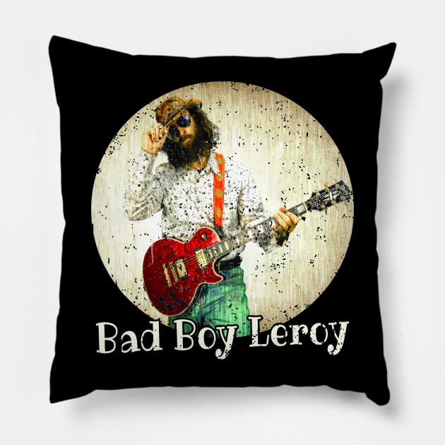 Bad Boy Leroy Retro Pillow by glaucomaegford