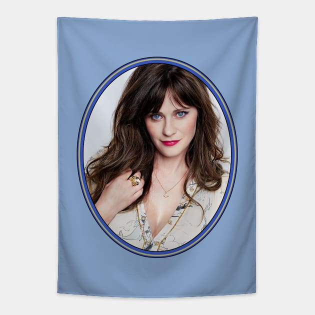 Zooey Deschanel: Who's That Girl? Tapestry by Noir-N-More