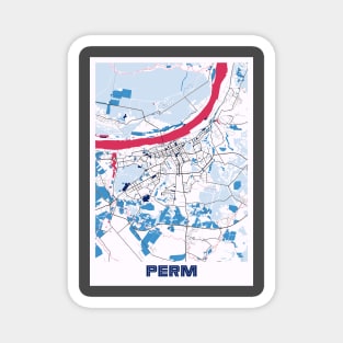 Perm - Russia MilkTea City Map Magnet