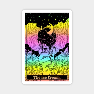 Tarot card the Ice cream Magnet