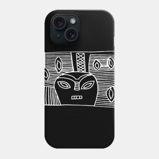 Findigo native face of - la pachamama - Phone Case