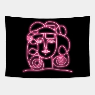 Picasso Woman face Tapestry