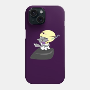 Mr.purple bear is werewolf,Halloween bear,ghost bear Phone Case