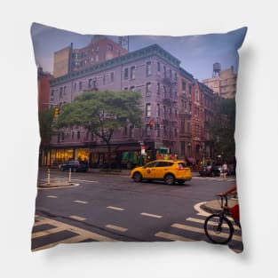 Upper West Side Manhattan Street NYC Pillow