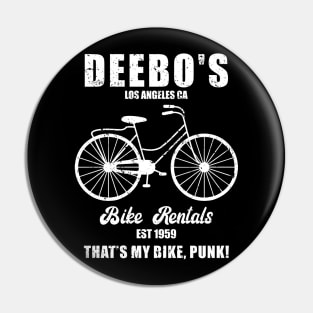 Deebo's Bike Rentals Pin