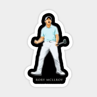 Rory McIlroy Golf Celebrate Magnet