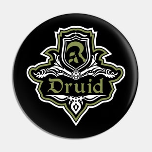 D&D Druid Class Crest Pin