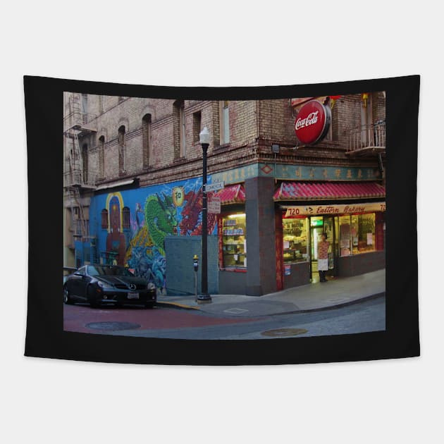 Eastern Bakery Chinatown Tapestry by daviddenny