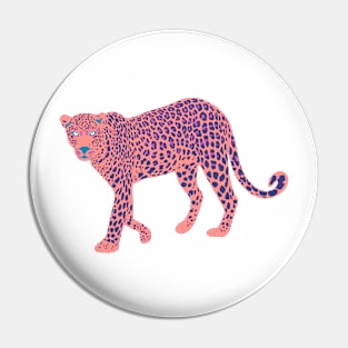 Leopard - Rose petal Pin