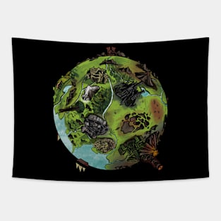 Fantasy Planet Tapestry