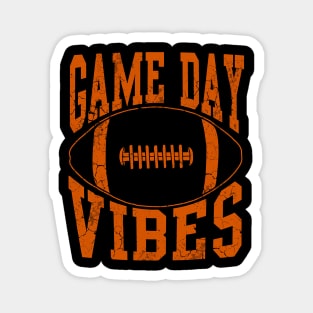 Game Day Vibes Football Vintage Distressed Magnet