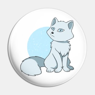 Arctic Fox Pin