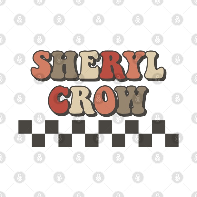 Sheryl Crow Checkered Retro Groovy Style by Time Travel Style