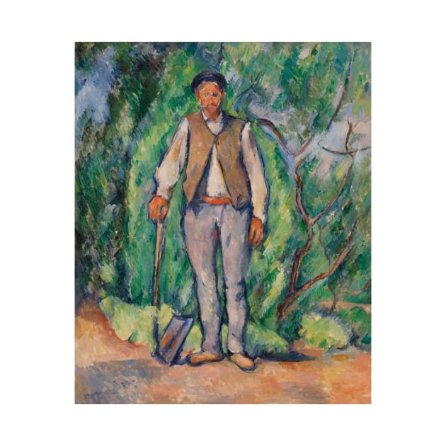 Gardener by Paul Cezanne by Classic Art Stall