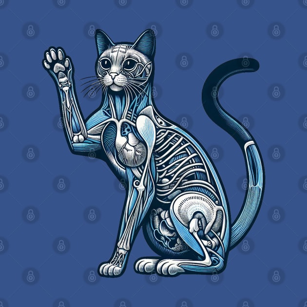 cat anatomy by wizooherb