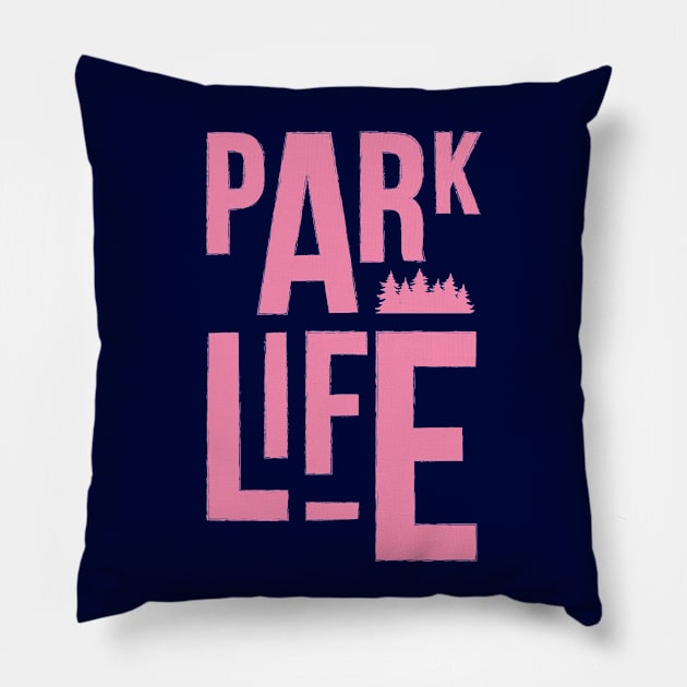 Parklife Pillow by London Colin