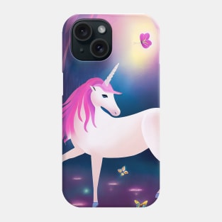 Unicorn forest Phone Case