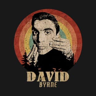 Retro Sunset David Byrne T-Shirt