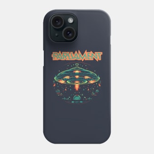 Parliament Funkadelic Retro Mothership UFO Rock Funk Throwback Phone Case