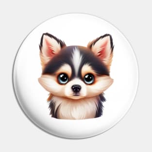 Barktacular Pomsky Pin