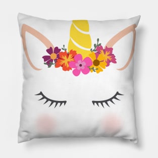 Magically Black Unicorn Lover Gift Pillow